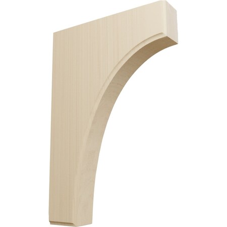 Ekena Millwork 1 3/4"W x 8"D x 12"H Clarksville Bracket, Rubberwood BKTW02X08X12CVRW